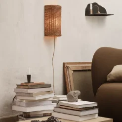 Abat-Jour Applique Murale Dou Rotin - Naturel