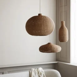 Abat-Jour Belly Rotin - O 54 Cm - Naturel