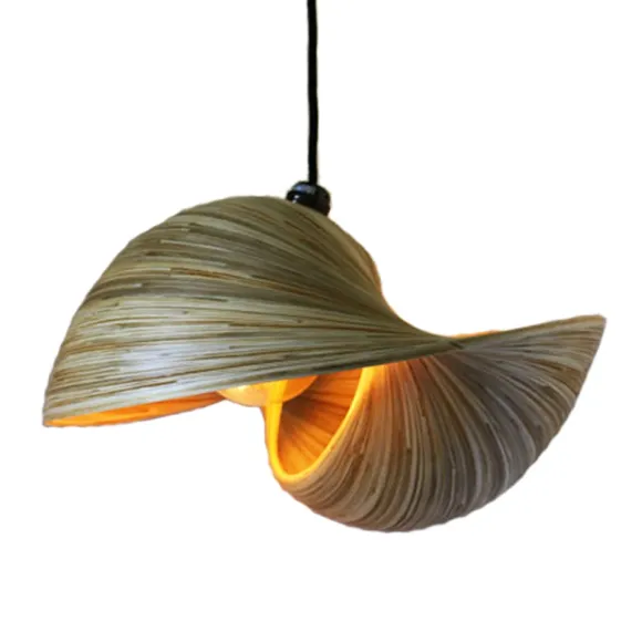 Abat-Jour Coquillage En Bambou 70 Cm