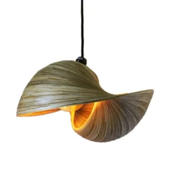 Abat-Jour Coquillage En Bambou - 60 Cm