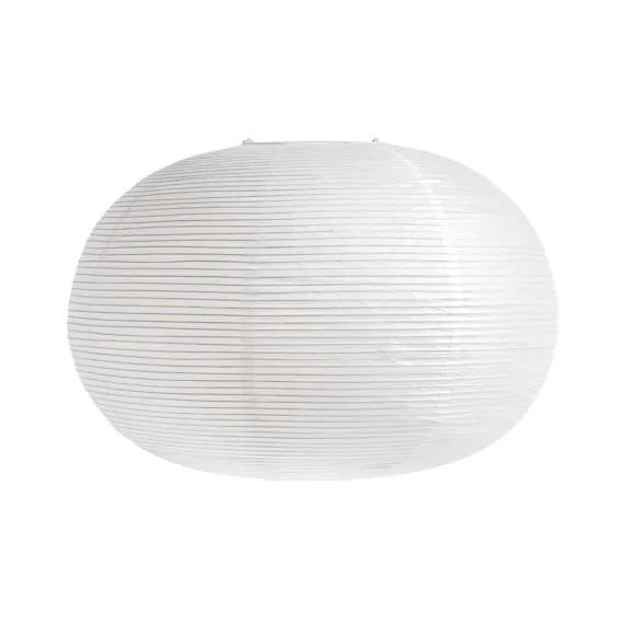 Abat-Jour Rice En Papier Ellipse - Blanc