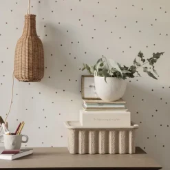 Abat-Jour Suspension Bouteille Rotin - Naturel