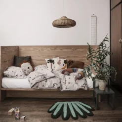 Abat-Jour Tresse Disc Rotin - O 49.5 Cm - Naturel