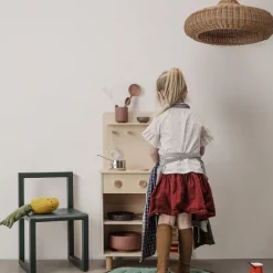 Abat-Jour Tresse Disc Rotin - O 49.5 Cm - Naturel