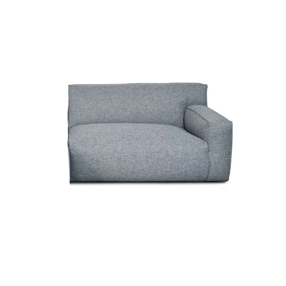 Accoudoir Droit Clay - 1,5 Places - Polvere 90 Gris