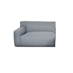 Accoudoir Gauche Clay - 1,5 Places - Polvere 90 Gris