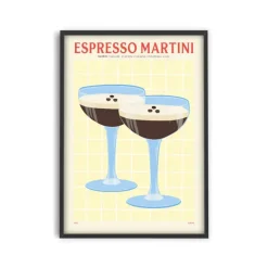Affiche Cocktail - Elin Pk - Espresso Martini