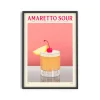 Affiche Cocktail - Elin Pk - Amaretto Sour