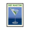 Affiche Cocktail - Elin Pk - Dry Martini