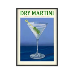 Affiche Cocktail - Elin Pk - Dry Martini