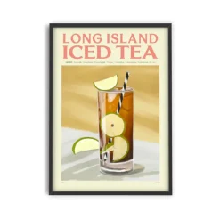 Affiche Cocktail - Elin Pk - Long Island Iced Tea