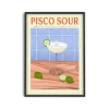 Affiche Cocktail - Elin Pk - Pisco Sour