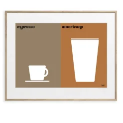 Affiche Le Cafe By Vahram Muratyan - 40 X 50 Cm