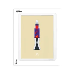 Affiche Le Duo Bubble 2 Beige - 30 X 40 Cm