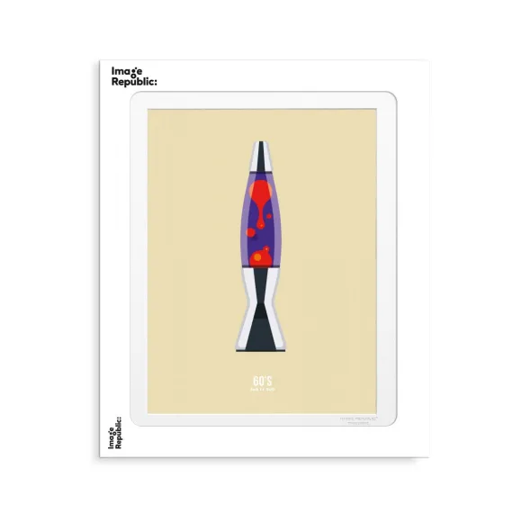 Affiche Le Duo Bubble 2 Beige - 30 X 40 Cm