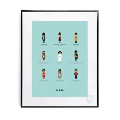 Affiche Le Duo Cineculte - 40 X 50 Cm