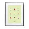 Affiche Le Duo Cocktails - 40 X 50 Cm