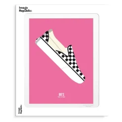 Affiche Le Duo 80'S Slip Ons - 40 X 50 Cm