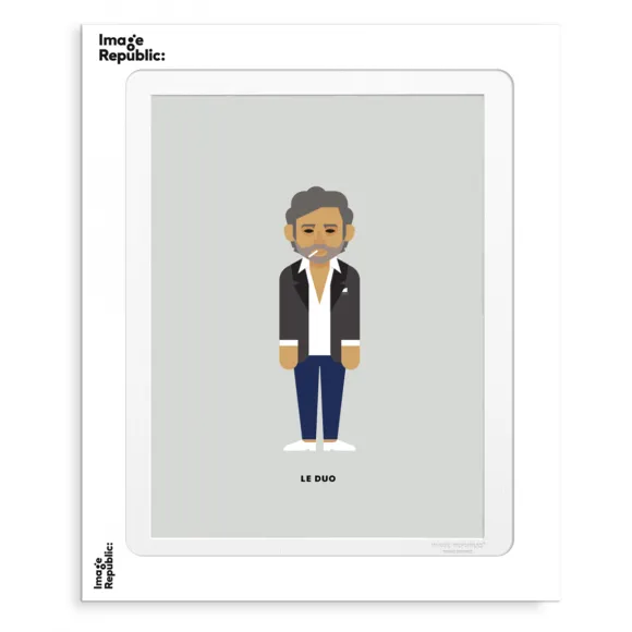 Affiche Le Duo Solo 60 - 56 X 76 Cm
