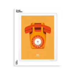 Affiche Le Duo Telephone 2 Orange - 30 X 40 Cm