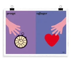 Affiche L'Ecrivain By Vahram Muratyan - 40 X 50 Cm