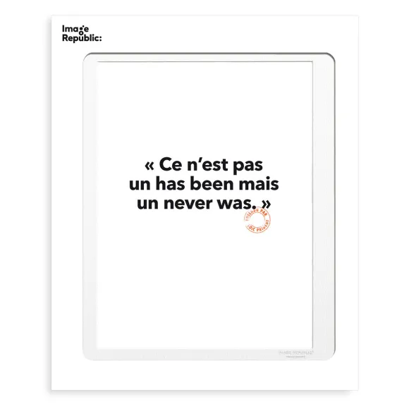 Affiche Loic Prigent Ce N'Est Pas Un - 30 X 40 Cm