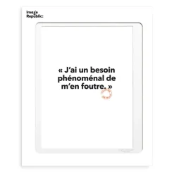 Affiche Loic Prigent J'Ai Un Besoin - 30 X 40 Cm