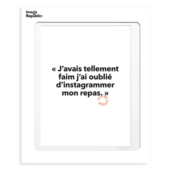 Affiche Loic Prigent J'Avais Tellement - 30 X 40 Cm