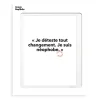 Affiche Loic Prigent Je Deteste Tout - 30 X 40 Cm