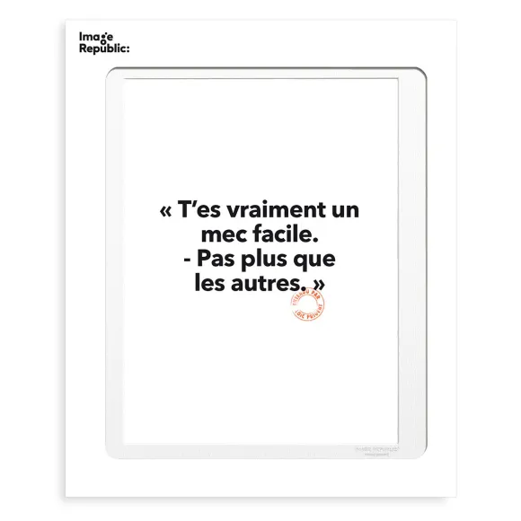 Affiche Loic Prigent T'Es Vraiment - 30 X 40 Cm