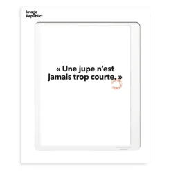Affiche Loic Prigent Une Jupe N'Est - 30 X 40 Cm