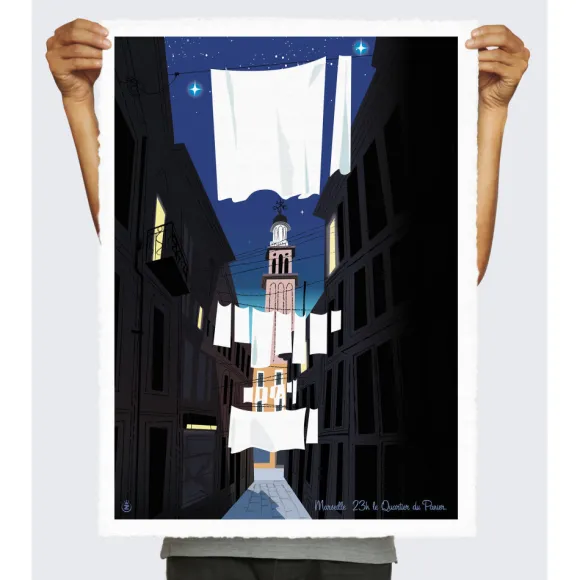 Affiche Monsieur Z Marseille - 40 X 50 Cm