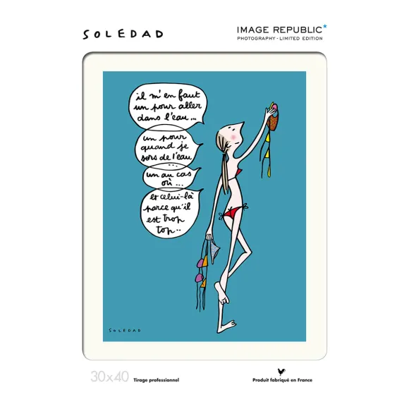 Affiche Soledad Maillot - 30 X 40 Cm