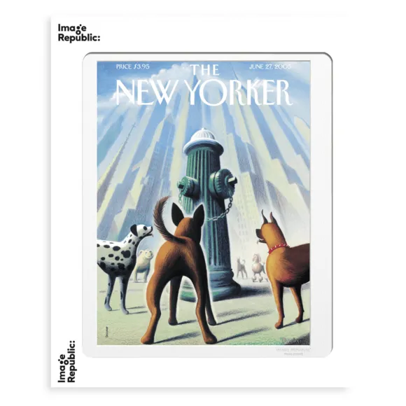 Affiche The Newyorker 200 Drooker Dog'S Eye View 27 Juin 2005 - 40 X 50 Cm