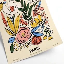 Affiche Zoe Fleurs Et Plantes - Paris - 30 X 40 Cm