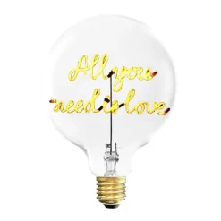 Ampoule All You Need Is Love E27 - Ambre