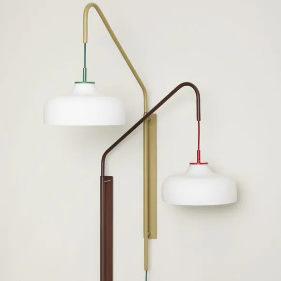 Applique Murale Current - 71 X 30 X 111 Cm - Rouge/Bordeaux