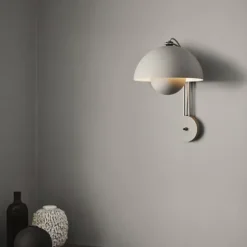 Applique Murale Flowerpot Vp8 H 35,5Cm - Blanc Mat