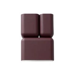 Applique Murale Tabata Ln10 H 21Cm - Bourgogne Fonce