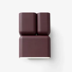 Applique Murale Tabata Ln10 H 21Cm - Bourgogne Fonce