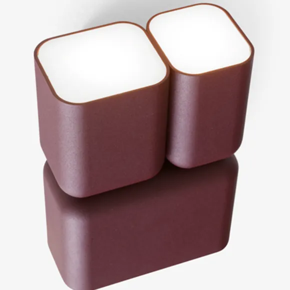 Applique Murale Tabata Ln10 H 21Cm - Bourgogne Fonce