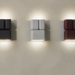 Applique Murale Tabata Ln10 H 21Cm - Gris Soie