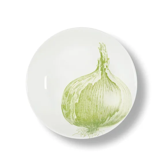 Assiette Creuse Oignon En Porcelaine - O 20 Cm