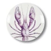 Assiette Plate Homard En Porcelaine - O 27 Cm