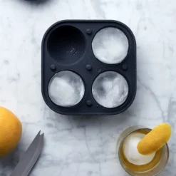 Bac A Glacons Sphere Noir