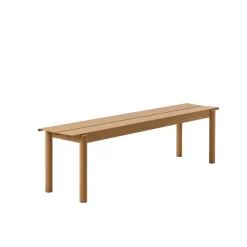 Banc Linear Steel Burnt Orange - 170 X 34 Cm