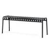 Banc Palissade En Acier Poudre - Anthracite