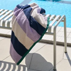 Banc Palissade En Acier Poudre - Gris Ciel