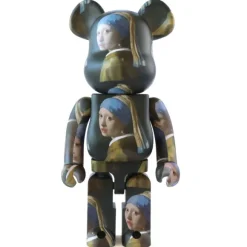 Bearbrick 1000% Johannes Vermeer - La Jeune Fille A La Perle - 72 Cm