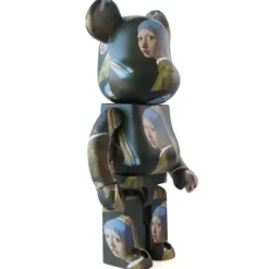 Bearbrick 1000% Johannes Vermeer - La Jeune Fille A La Perle - 72 Cm